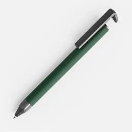 Ручка шариковая Standic с подставкой для телефона, зеленая